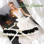 Wedding Bridal Garters, Rhinestones And Pearls,..
